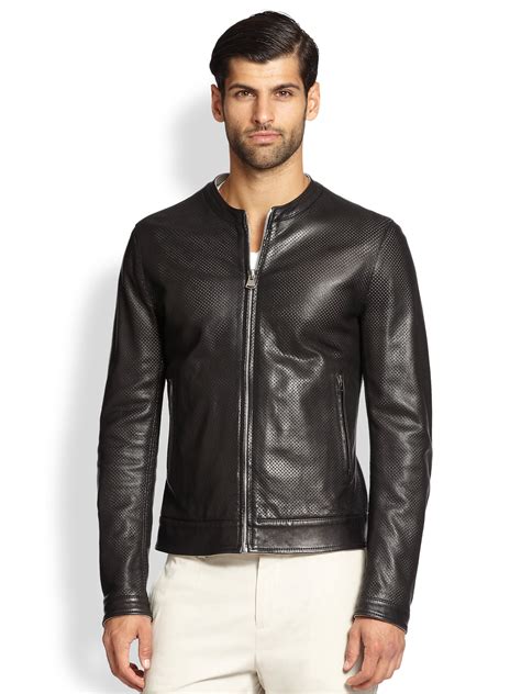 dolce gabbana leather jacket mens